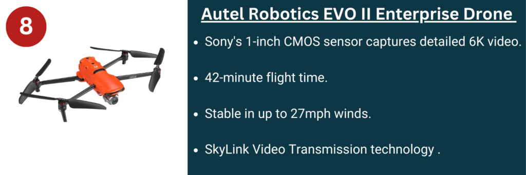 Autel Robotics Evo II Enterprise Drone - best drone for real estate photography.