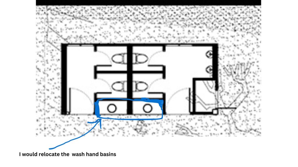 Building analysis - Mitbury the public house relocate hand water basin