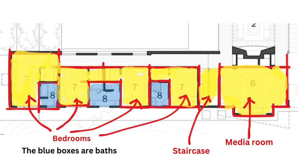 Building Analysis - River Hills Residence - relaxation bedroom